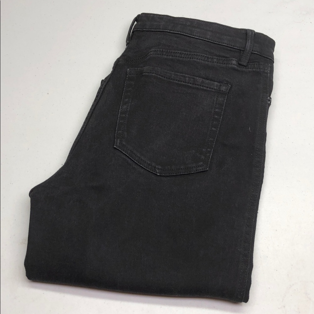 R JEANS BLACK HIGH-RISE SLIM STRAIGHT JEANS 29x32 LIKE NEW ⭐️